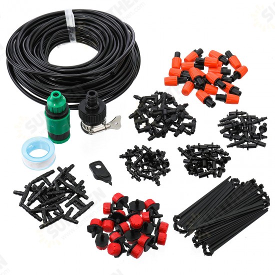 15M Automatic Drip Irrigation Kit DIY Micor Drip Irrigation System Garden Hose Kits