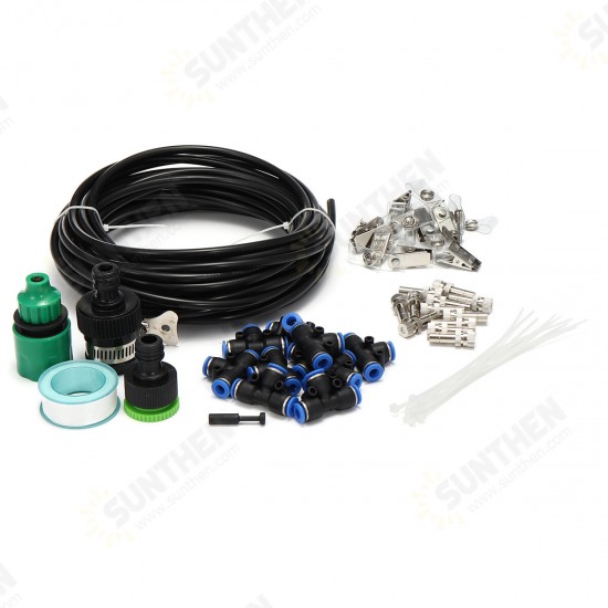 10M 48PCS Automatic Sprinkler DIY Garden Watering Micro Drip Irrigation System Hose Kits