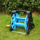 Portable Garden Hose Reel Truck Durable Water Pipe Storage Cart Household Gardening Hose Reel Rack Trolley with Crank Handle