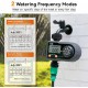 Sprinkler Timer Water Hose Timer with 3 Programs Digital Irrigation Timer System with Week/Day Cycle Frequency Manual/Automatic Mode