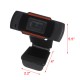 1080P HD Webcam Video Recording USB Web Camera w/Microphone Fr PC Laptop Desktop