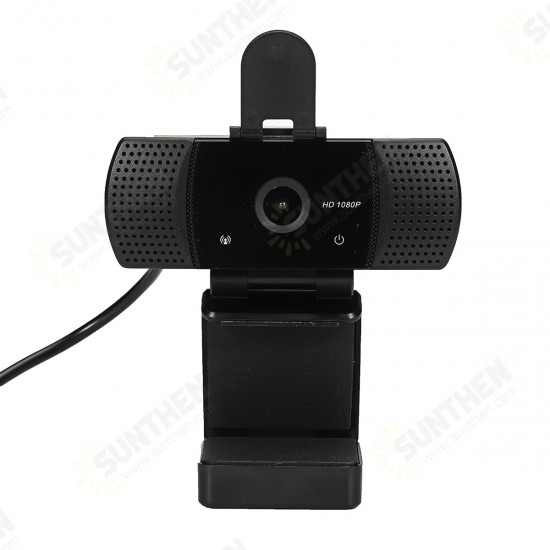 1080P USB Webcams PC Laptop Video Computer Camera Built-in Microphone Drive Free