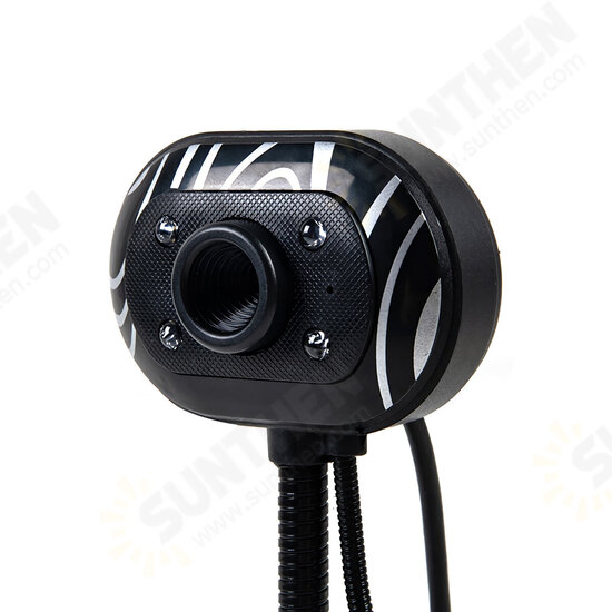 480P HD Webcam CMOS USB 2.0 Wired Computer Web Camera Built-in Microphone Camera for Desktop Computer Notebook PC