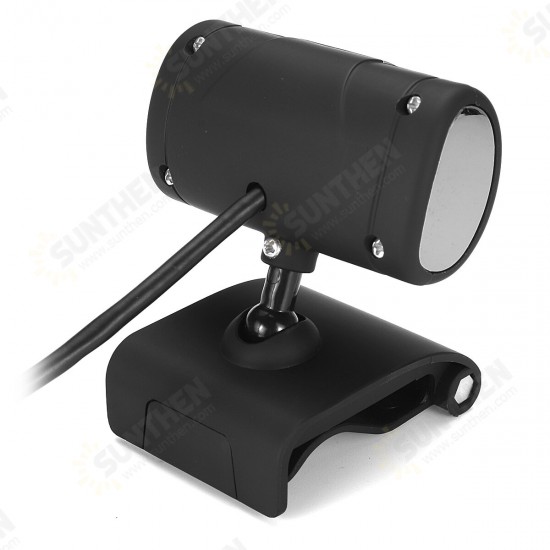 480P Webcam with Microphone Web Camera PC Camera for Computer Skype Video Chat Recording Compatible with Mac Windows