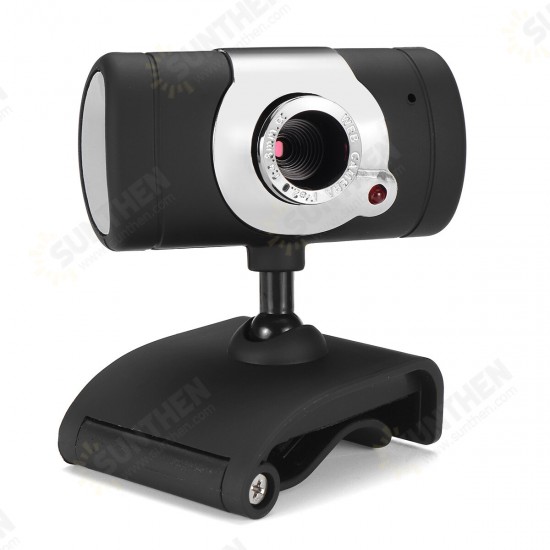 480P Webcam with Microphone Web Camera PC Camera for Computer Skype Video Chat Recording Compatible with Mac Windows