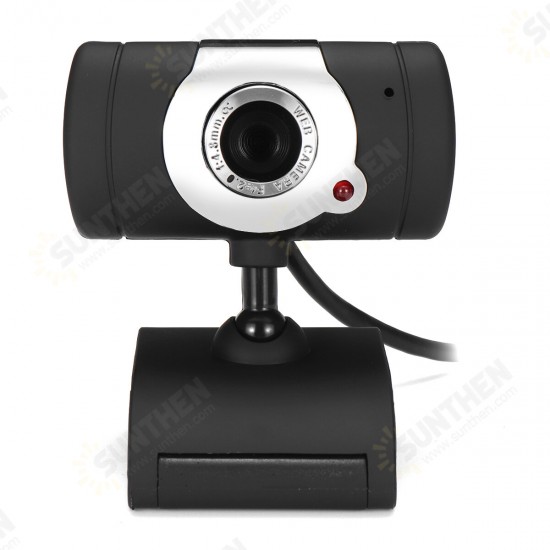 480P Webcam with Microphone Web Camera PC Camera for Computer Skype Video Chat Recording Compatible with Mac Windows