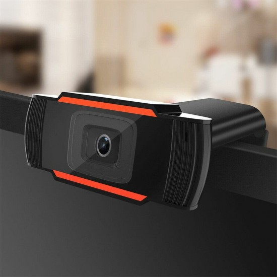 720P HD Drive USB Webcam Automatic Dimming Conference Live Computer Camera Built-in Noise Reduction Microphone for PC Laptop