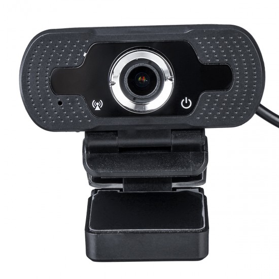 Adjustable 1080P Macbook Camera USB Webcam Video Calling Web Cam & Microphone