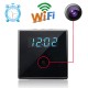 HD 1080P WiFi Wireless Camera Clock Home Security Camera Night Vision