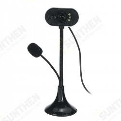 HD Webcam with Microphone Night Vision Camera 480P/720P/1080P USB Computer Desktop Web Cam Facecam Adjustable Rotation HD Webcam with Microphone Night Vision Camera 480P/720P/1080P USB Computer Desktop Web Cam Facecam Adjustable Rotation