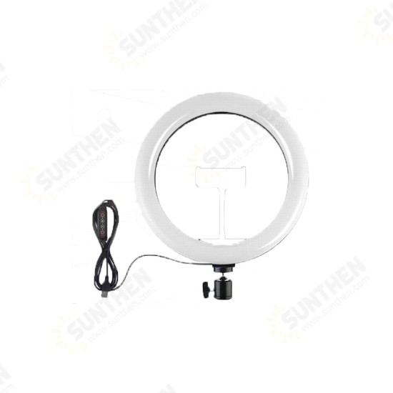 OR-10RGB 10inch RGB LED Ring Light Dimmable Selfie Ring Lamp Three Kinds of Color Temperature for Computer Live With Tripod