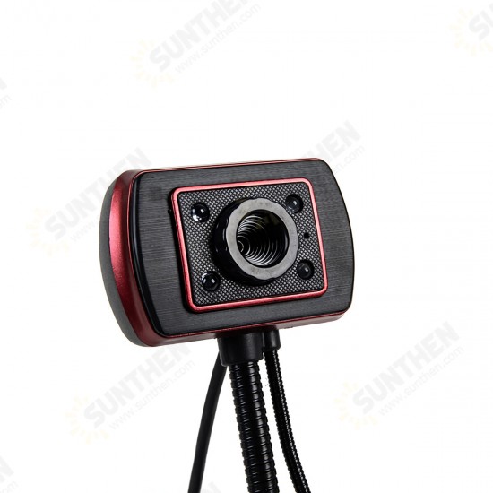 S620 480P HD Webcam CMOS USB 2.0 Wired Computer Web Camera Built-in Microphone Camera for Desktop Computer Notebook PC