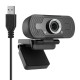 1080P HD Webcam Auto-Focus 30FPS USB Wired Foldable Computer Camera with Built-in Microphone