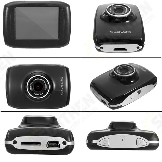 W108 2 Inch 1080P HD Sport CameraMini Car Action 10 Meters Waterproof Buit-in Lithium Battery