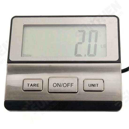 100/150kg Electronic Postal Warehouse Scales Digital Platform Weighing Scale Courier Parcel Scales Airplane Luggage Postage Scales