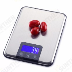 15KG 1g Slim Stainless Steel LCD Digital Weight Balance Scale Kitchen Food Diet G/KG/ML 15KG 1g Slim Stainless Steel LCD Digital Weight Balance Scale Kitchen Food Diet G/KG/ML