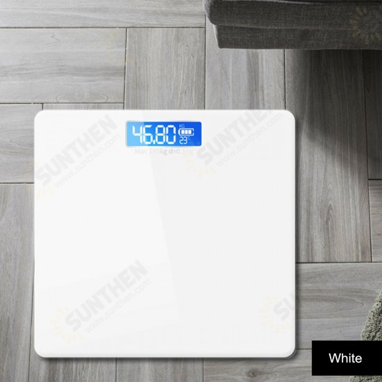 180KG LCD Digital Body Fat Weight Scale Tempered Glass Fitness Health Balance