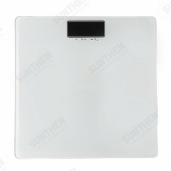 180KG LCD Digital Body Fat Weight Scale Tempered Glass Fitness Health Balance