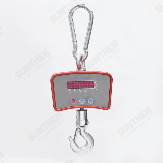 500KG/1100Lb Digital Crane Scale Heavy High Precision Metal Industrial Electronic Hook Scale