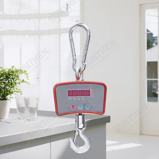 500KG/1100Lb Digital Crane Scale Heavy High Precision Metal Industrial Electronic Hook Scale