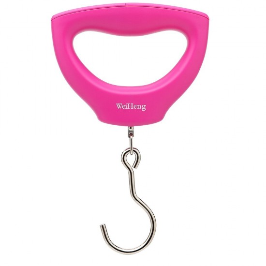 50kg/10g Portable Pocket Scale LCD Digital Electronic Hand Held Hook Luggage Hanging Scale Backlight Balance Weighing