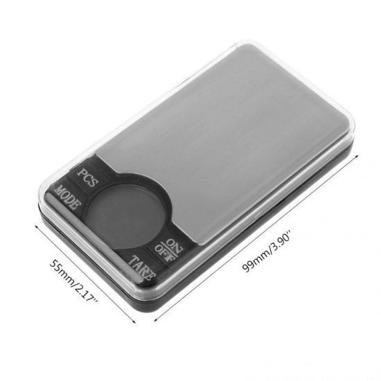600g/0.01g Digital Pocket Scale Mini Jewelry Gold Electronic Balance 0.01 Gram Powder Coin Balance Weighing LCD Backlight