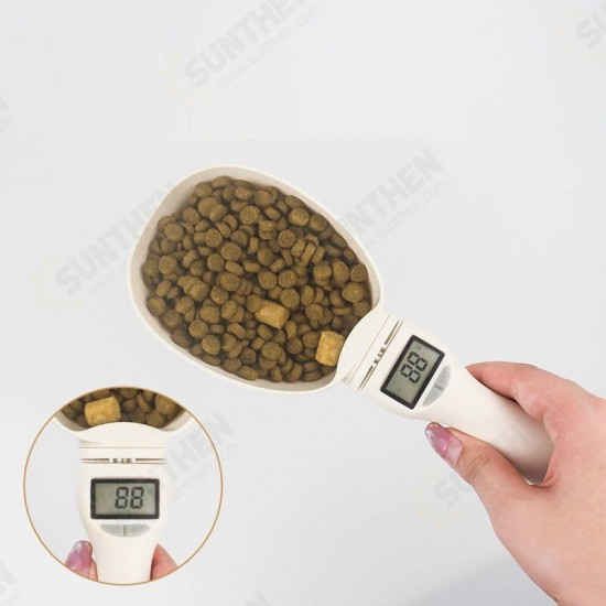 800g/1g Pet Measuring Cup Cat Dog Food Electronic Weighing Scale Feeding Measuring Spoon for Pet Feeding