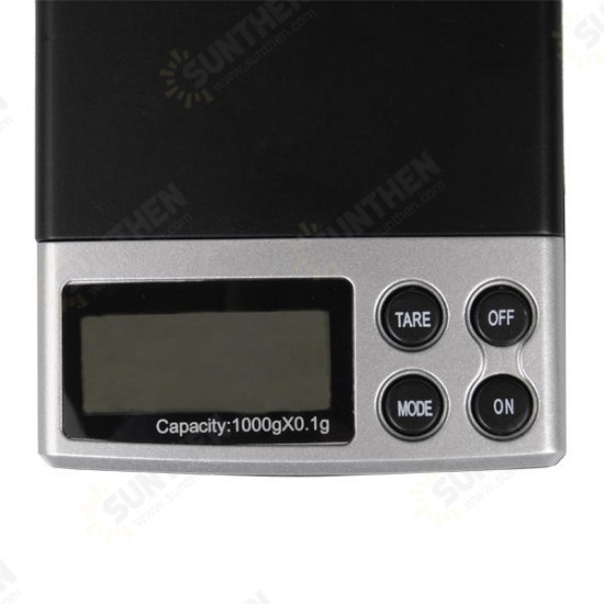 DS1005 0.1-1000g LCD Display Digital Pocket Weight Scale Balance