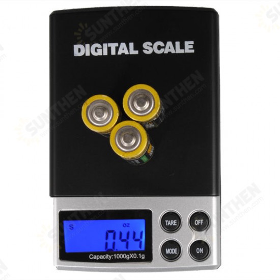 DS1005 0.1-1000g LCD Display Digital Pocket Weight Scale Balance