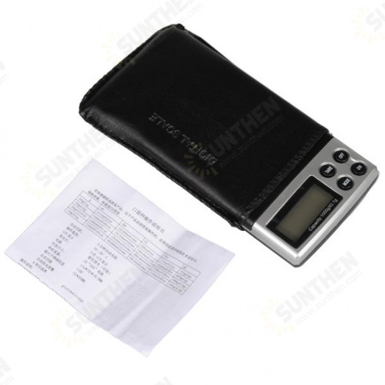 DS1005 0.1-1000g LCD Display Digital Pocket Weight Scale Balance