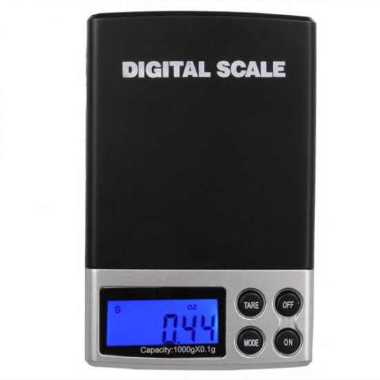 DS1005 0.1-1000g LCD Display Digital Pocket Weight Scale Balance