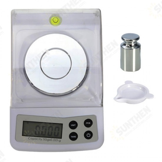 High Precision 50g 0.001g Electronic Digital Scale Jewellery Balance Gram Scales