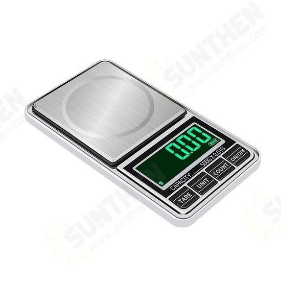 Mini Green Backling 0.01g Pocket Digital Scales for Gold Bijoux Sterling Jewelry Weight Balance Gram Electronic Scale