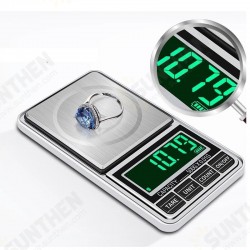 Mini Green Backling 0.01g Pocket Digital Scales for Gold Bijoux Sterling Jewelry Weight Balance Gram Electronic Scale Mini Green Backling 0.01g Pocket Digital Scales for Gold Bijoux Sterling Jewelry Weight Balance Gram Electronic Scale