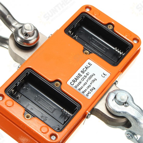 OCS-S1 1000KG High Precision Aluminum Digital Crane Scale Heavy Duty Hanging Weight Scale