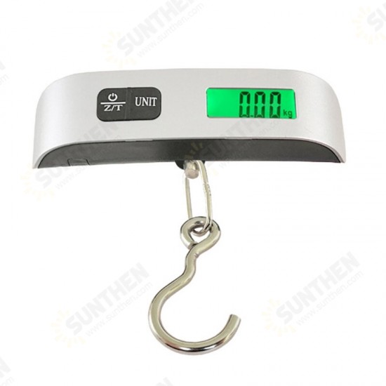 Portable Luggage Scale 110IB/50KG Household Portable Electronic Scale LCD Travel Luggage Hanging Weighing Tool