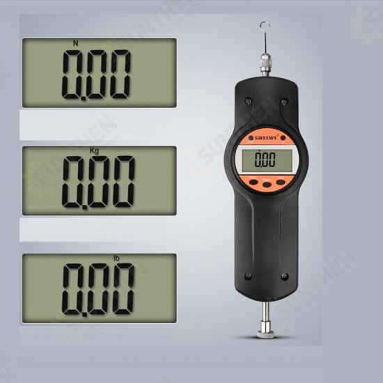 SK-10-500N Digital Force Gauge Portable Push Pull Force Gauge Dynamometer Force Measuring Instruments