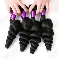 1 Bundle Brazilian Loose Wave Virgin Hair Weave Natural Black Human Hair Extensions 1 Bundle Brazilian Loose Wave Virgin Hair Weave Natural Black Human Hair Extensions