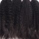 1 Bundle Kinky Straight 100% Brazilian Human Virgin Hair Extension Weave Bundles Nature Color