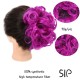 30 Colors Big Steel Fork Hair Ring Wig Updo Cover Fluffy Chemical Fiber Wig Piece