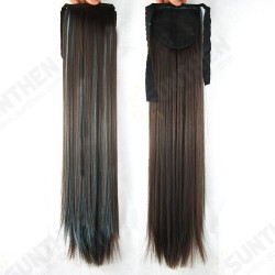 6 Colors Bleaching-Dyeing Long Ponytail Colored Pear Curly Wig Gradient Wig Piece 6 Colors Bleaching-Dyeing Long Ponytail Colored Pear Curly Wig Gradient Wig Piece