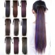 6 Colors Bleaching-Dyeing Long Ponytail Colored Pear Curly Wig Gradient Wig Piece