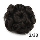 8 Colors Flower Bud Head Short Curly Hair Seven Flowers Drawstring Wig Piece