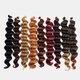 9 Colors Crochet Box Braids Hair Bundles Chemical Fiber Little Braid Ponytail Hair Ring