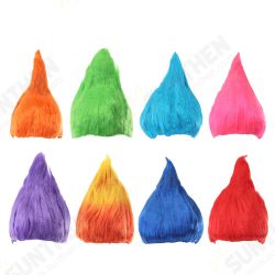 Elf Flames Shaped Hair Wig Halloween Colorful Party Cosplay Masquerade Dressing Wigs Elf Flames Shaped Hair Wig Halloween Colorful Party Cosplay Masquerade Dressing Wigs