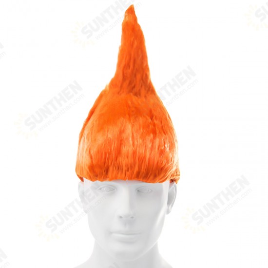 Elf Flames Shaped Hair Wig Halloween Colorful Party Cosplay Masquerade Dressing Wigs