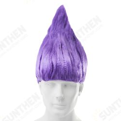 Elf Flames Shaped Hair Wig Halloween Colorful Party Cosplay Masquerade Dressing Wigs Elf Flames Shaped Hair Wig Halloween Colorful Party Cosplay Masquerade Dressing Wigs