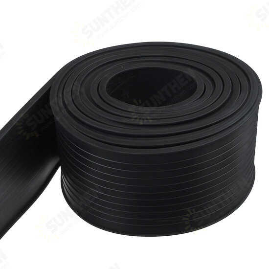 5M Rubber Strip Garage Door Bottom Weather Seal Trim T-End Buffer Anti-collision Damping Strip For 16' Wide Doors