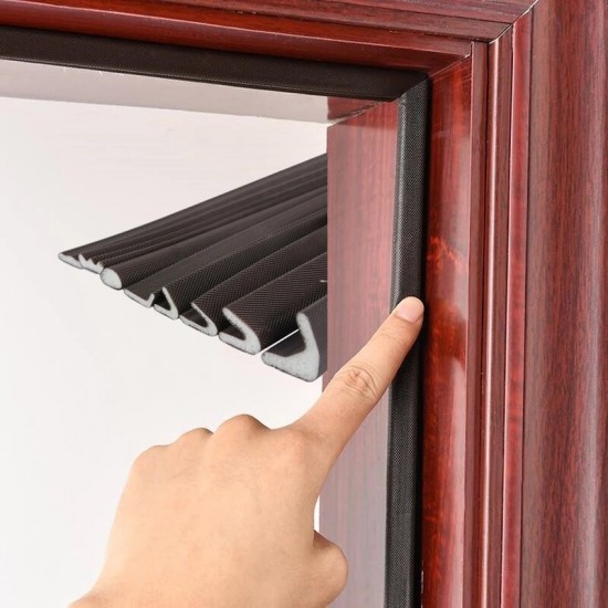 5m Self Adhesive Soundproof Foam Door Window Seal Acoustic Foam V Type Sealing Strip Weather Stripping Door Seal Gap Filler