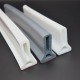 Silicone bendable bathroom water-blocking strip, waterproof self-adhesive strip, glass door seal